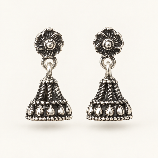 Tara Floral Jhumkas