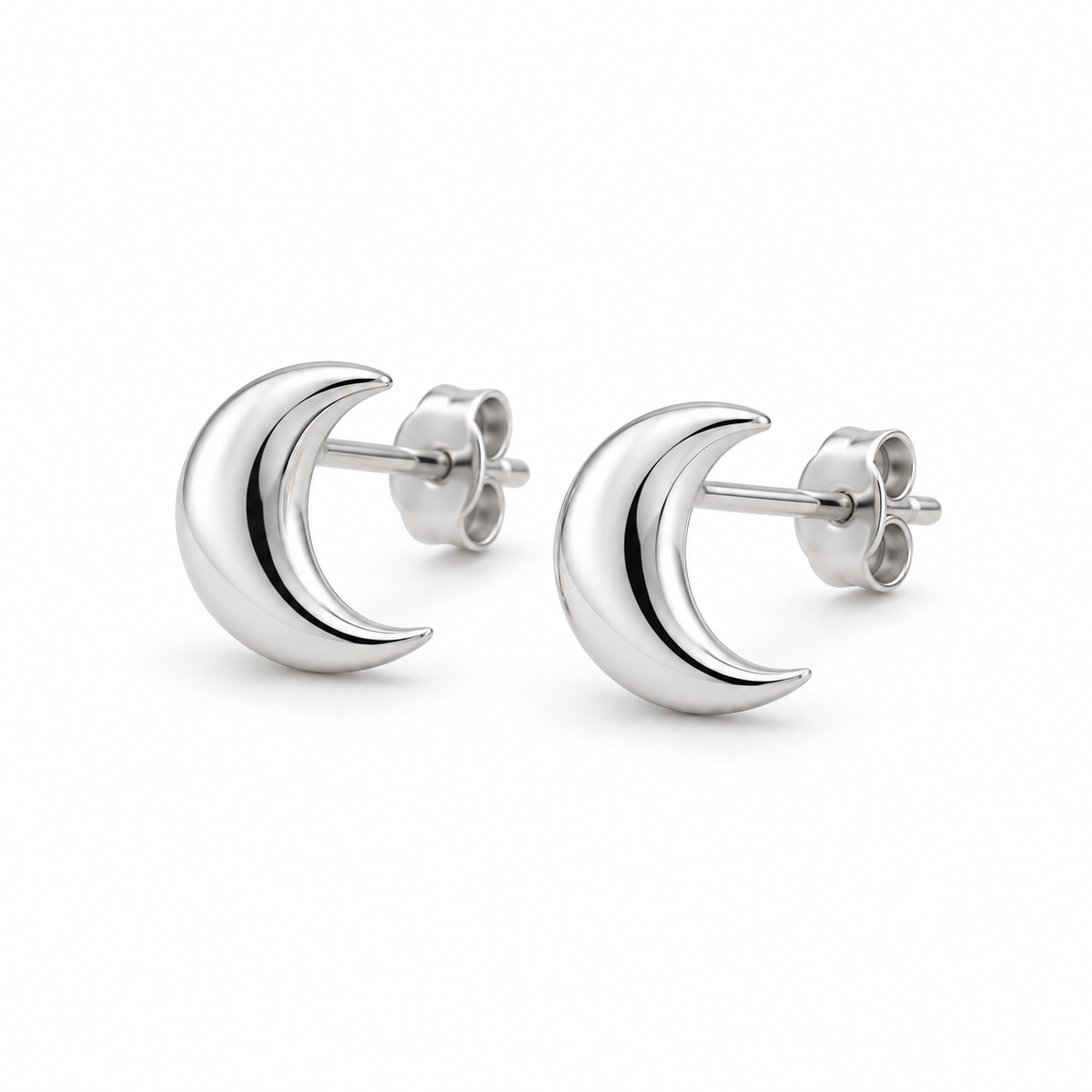 Luna Crescent Studs
