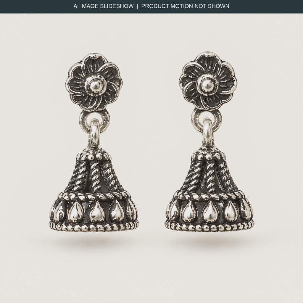 Tara Floral Jhumkas
